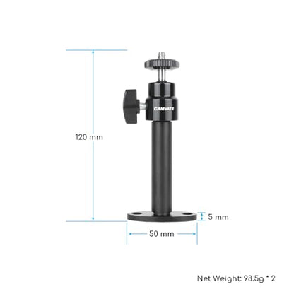 CAMVATE 1/4-20 Mini Ball Head for CCTV Camera Surveillance System(2 Pieces)