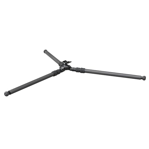 FANAUE Carbon Fiber Tripod for Shooting for Arca Swiss Quick Release Plate, Hands-Free Operation, Suitable for Hunting, Shooting and Outdoor Activities - HTC-4030-65