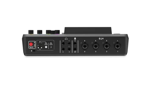 RØDE RØDECaster Pro II All-in-One Production Solution for Podcasting, Streaming, Music Production and Content Creation,Black | Integrated Studio for Podcasting and Streaming, 4 Neutrik Combo Inputs, Revolution Preamps, Aphex Processing, Dual USB-C - color