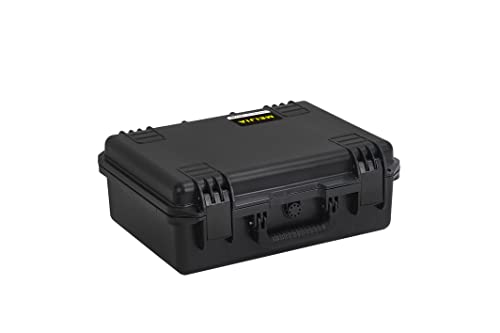 MEIJIA Premium Waterproof Hard Camera Case,Hard Case with customizable fit foam,Full Protection with Light&Convenient Design,Elegant Black (19.3"x15.25"x7.3") - size: 19.3"x15.25"x7.3"