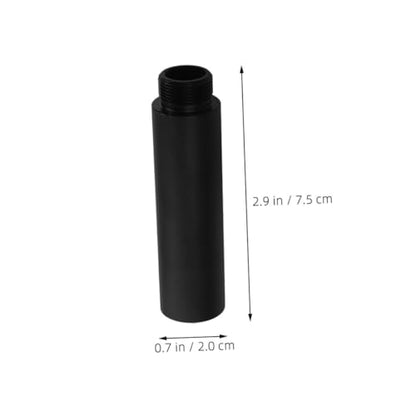 NOLITOY Microphone Extension Tube and Stand Adapter Kit 5/8" Female to 5/8" Male with 3/8" Screw, Boom Arm Mic Stand Parts for Desk Mounts and Live Streaming Use