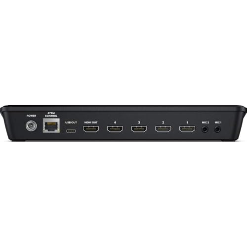 Blackmagic Design ATEM Mini Pro ISO HDMI Live Stream Switcher Bundle with 6’ HDMI Cable, 7’ Cat5e Cable, and 5-Pack of SolidSignal Cable Ties (SWATEMMINIBPRISO) - style: Mini Pro ISO