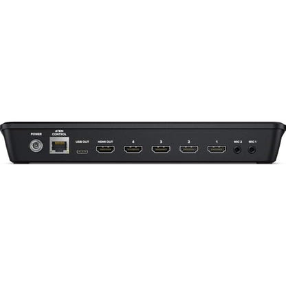 Blackmagic Design ATEM Mini Pro ISO HDMI Live Stream Switcher Bundle with 6’ HDMI Cable, 7’ Cat5e Cable, and 5-Pack of SolidSignal Cable Ties (SWATEMMINIBPRISO) - style: Mini Pro ISO
