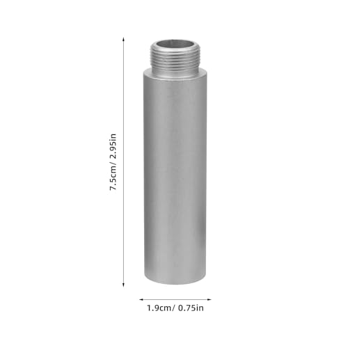Microphone Stand Extension Tube Kit 5/8" to 3/8" Male to Female Thread Aluminium Alloy Mic Desk Stand Extension Rod Live Streaming Accessory Set
