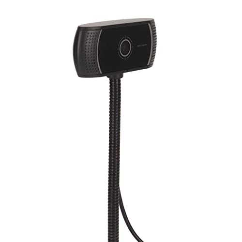 C185 HD Webcam with Noise Reduction Microphone, 720P USB Web Camera, 60 Degree Wide Angle Lens and 360 Degree Rotation for Video Conferencing Live Streaming
