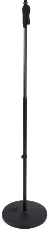 Gator Frameworks Microphone Stand with 12" Weighted Base and Deluxe Soft Grip Squeeze Height Adjustment, (GFW-MIC-1201) - style: 12" Weighted Base - Deluxe Height Adjust