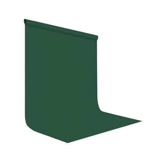 Dark Green Photography Backdrop for Photoshoot, Fabric 5x7ft | Polyester Studio Photo Backgrounds, Non Reflective, Easy to Hang, for Portrait Shoot, Product, Party Decor, Video Creation - color: Dark Green, size: 5x7ft