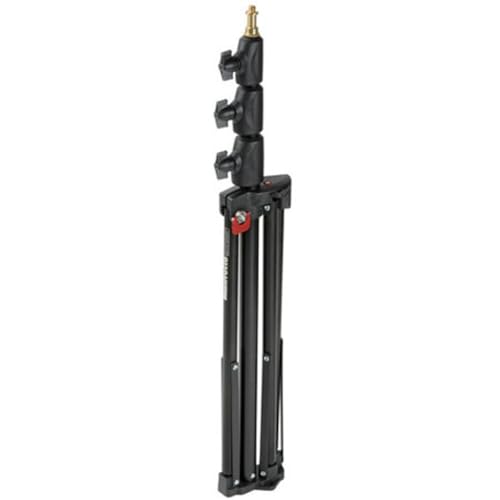 Manfrotto 1051BAC-3 6-Feet 9-Inches Alu Mini Compact Stand AC with 4 Section and 3 Risers, 3-Pack (Black)