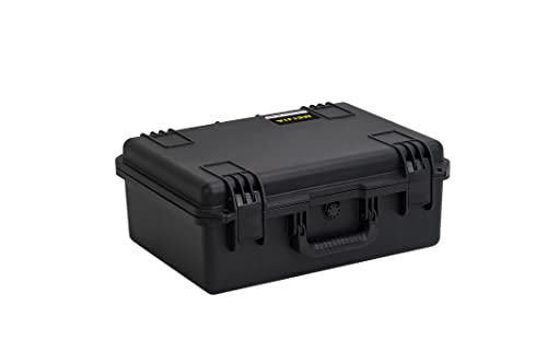 MEIJIA Premium Waterproof Large Hard Camera Case,Hard Protective Case with customizable fit foam,Full Protection with Light&Convenient Design,Elegant Black (21.2"x16.0"x8.3") - size: 21.2"x16.0"x8.3"