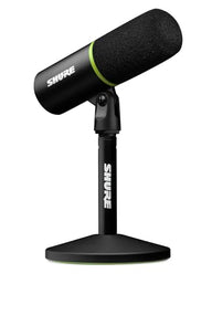 Shure MV6 USB Gaming Microphone for Streaming, Podcasting & Recording - Dynamic USB-C Mic with Voice Isolation, Auto Level Mode, DSP Audio Control & Headphone Monitoring, Black
