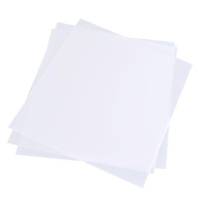 LED Light Diffuser Board Diffusion Cover Sheet Anti-Glare for Soften Ceiling Light LED Downlight, Spotlight, Led Panel, Track Light, 3 PCS (11.8x11.8x0.019in)