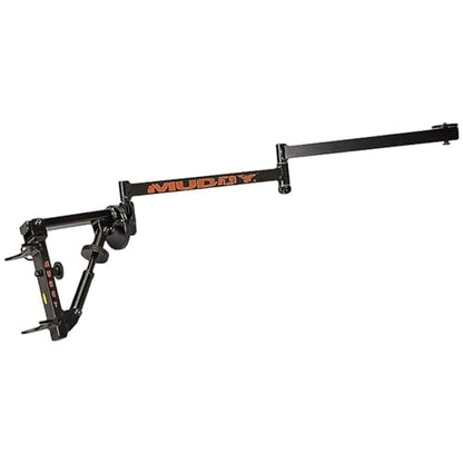 Muddy Outfitter Camera Arm, Steel, 360 Degree Extendable (Black) | 4 X 14 X 40, 4.5 Lb, 10 Lb Capacity, Quiet Pivots, Quick-Release, 2 Bolt Sizes - style: Outfitter Camera Arm