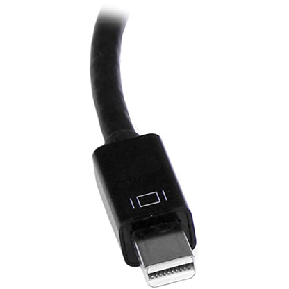 StarTech Active Mini DP to HDMI Adapter, 4K 30Hz, 1080p, DPCP (MDP2HD4KS) | mDP to HDMI Video Converter, Thunderbolt 1/2 Mac/PC to Monitor/TV, 7.1ch Audio, HDCP 1.4, No Drivers, 3840x2160, 1920 x 1200 - color: Black, style: 4K 30Hz