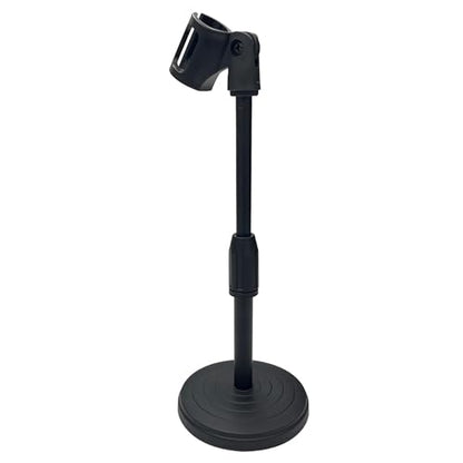 Desktop Microphone Lifting Stand Tabletop Adjustable Microphone Stand with 8.27" Height for Holding Mic, Black
