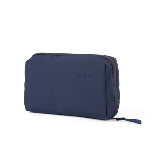 Moment Everything Tech Organizer – Water-Resistant Travel Pouch for Cables, Chargers & Accessories | Regular & Mini Sizes (Navy, Regular) - color: Navy, size: Regular