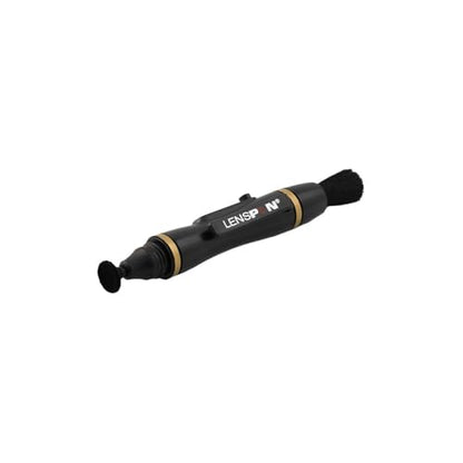 LensPen NLP-1, Black | Retractable Dust Removal Brush, Non-Liquid Cleaning Element, 12mm Round Cleaning Tip, 11cm Long