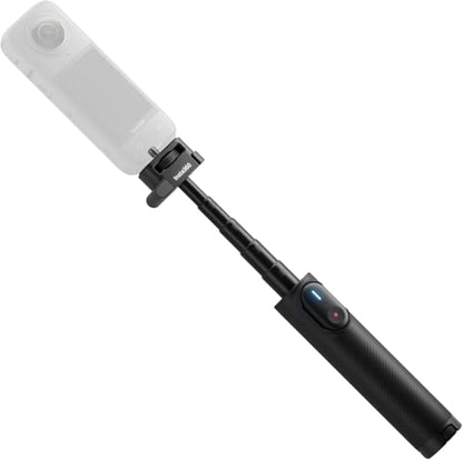 Insta360 Foldable 2-in-1 Selfie Stick Remote Kit (1/4" Mount) for insta360 X5/X4 Air/X4/X3, Invisible Pole and Built-in Tripod, Mini Remote for Remote Camera Control, 1/4" Mount - style: with mini remote
