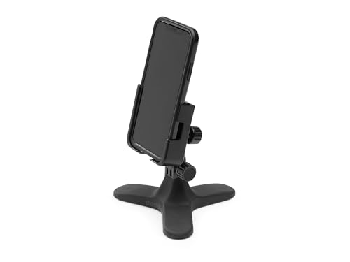 WeatherTech DeskFone Two View Universal Phone Holder for Flat Surfaces, Office, Kitchen, Nightstand - Violet Metal Knobs - color: Violet Metal Knobs