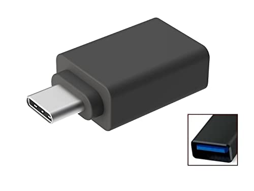 USB-C to USB-A Adapter for MacBook, PC, iPad Pro, Samsung, Dell XPS, iPhone 15, Receivers Dongles, Keyboards, Mouse, Webcams, Camera Cable, Portable Hard Drives, Printers, Speakers, Headsets & More - style: 1-Pack