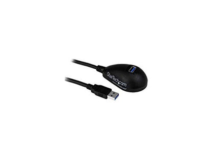 StarTech 5ft USB 5Gbps Extension Cable, USB-A M/F, Black (USB3SEXT5DKB) - color: Black, size: 5 feet (1-Pack), style: USB 3.0