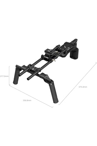 SmallRig Classic Shoulder Rig Kit, Lightweight & Portable (2.98 lb), Dual Handles 15mm Rods, Shoulder Mount Video Rig with Quick Release for Arca, for SmallRig Follow Focus, for DSLR, for Filmmaking - style: Classic