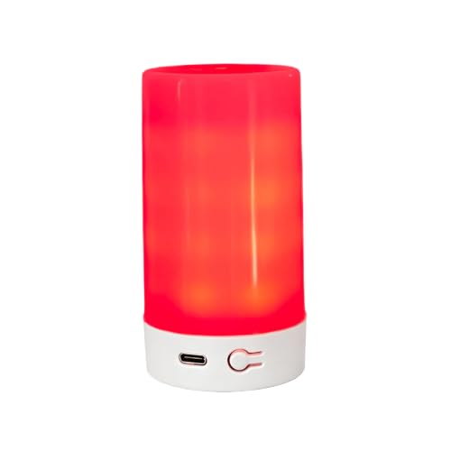Busy Light for Indicator,Do Not Disturb Light for Office/Home, Mood Lights, Multifunctional LED Lights, Magnetic Bases and Suitable for Hanging - color: Red - Round
