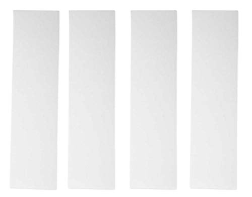 Pair Rockville RVSM1 White Adjustable Height Studio Monitor Speaker Stands | 33"-45" Height Range, 80 lb Capacity, EVA Isolation Pads, Steel Construction, Security Pin Lock