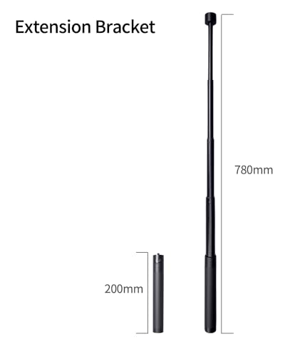 OBSBOT Extendable Tripod, Desk Tripod for Tiny 2/Tiny 4K/1080P/Tail Air/Meet 4K Webcam, Lightweight, Sturdy, Foldable, Stand Tripod for Video Recording, Meeting, Streaming, etc.