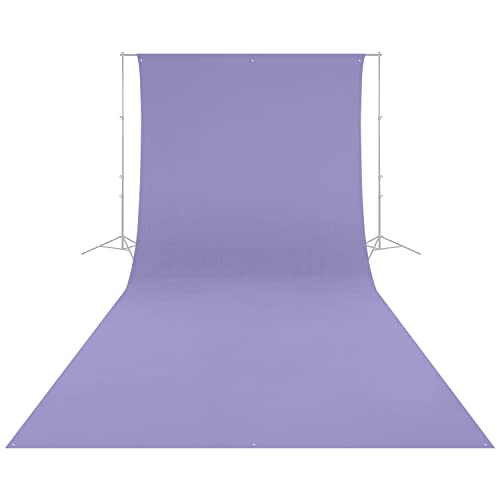 Westcott Wrinkle-Resistant 9' x 20' (2.75 x 6.1m) Backdrop for Photoshoots, Group Portraits, & Photo Booths - Portable and Travel Friendly (Periwinkle Purple) - color: Periwinkle Purple