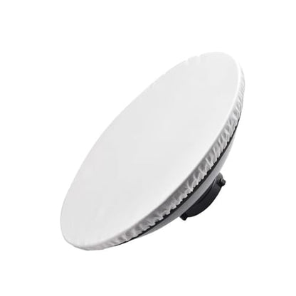 Godox 16.5inch/42cm Silver Beauty Dish Bowens Mount Reflector with White Diffuser, Light Modifier for Bowens Mount Studio Strobe Flash Light Monolight for Godox SK400II, AD600Pro, AD600BM, MS300 - color: Silver Inner