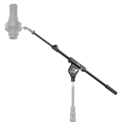 NEEWER Microphone Boom Arm for Mic Stand, Aluminum Compact Lightweight Portable Telescopic Extension Pole, 1/4" Screw & 3/8" Spigot for Universal Mics Adapter Mount Accessories, Max Load 3.3 lb, MS041 - style: MS041