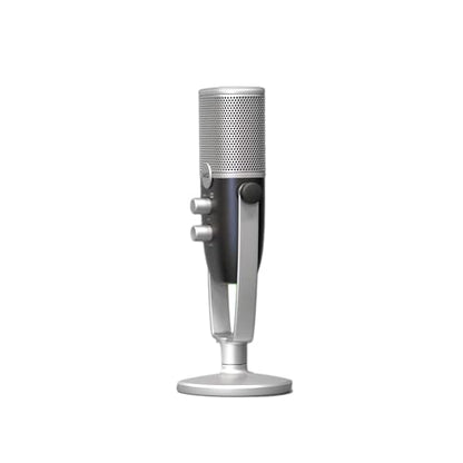 AKG Pro Audio Ara Professional USB-C Condenser Microphone, Dual Pattern Audio Capture Modes for Podcasting, Video Blogging, Gaming and Streaming, Blue & Silver