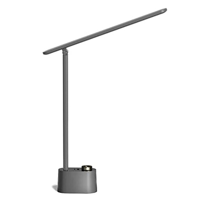 Honeywell HWT-H01 LED Desk Lamp Stepless Dimmable Table Lamp with USB A+C Dual Charging Port Eye-Caring Foldable Desk Light with 3 Color Modes for Home Office Bedroom Reading Study Sunturalux (Gray) - color: Gray