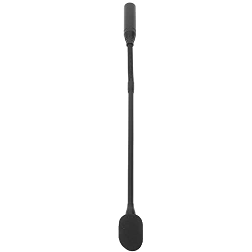 Gooseneck Microphone , Flexible 3 Pin High Plasticity Podium Microphones 16 . 5 Inch with Power Indicator for Meeting Rooms for Government Lecture Halls