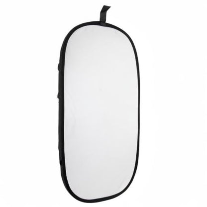 Rogue 2-in-1 Collapsible Reflector - Super Soft Silver / Natural White 20x40" | a softer more diffuse light than shiny silver reflectors - size: 20x40" Reflector