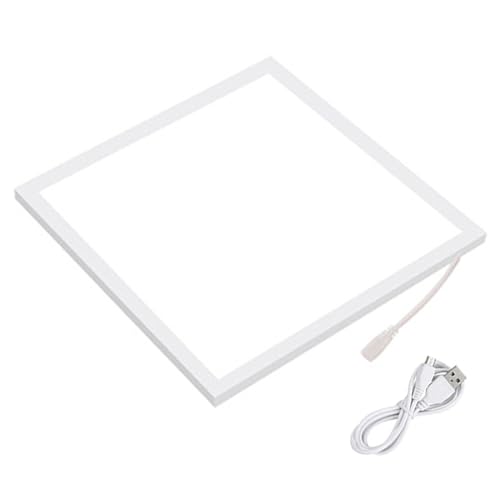 NUOBESTY LED Panel Lamp Photography Light 30cm Touch-Controlled LED Video Light for Indoor Filming Streaming Portable Camera Lighting Continuous Output