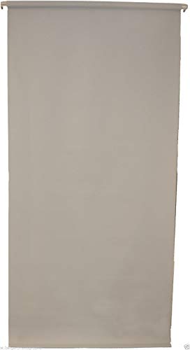 Silver Gray 2.5' x 5' Rollup Backdrop System – Spring-Powered Wall or Ceiling Mounted Retractable Background for Med Spas, ID Photos, Dermatology & Professional Photography - color: Medium Grey