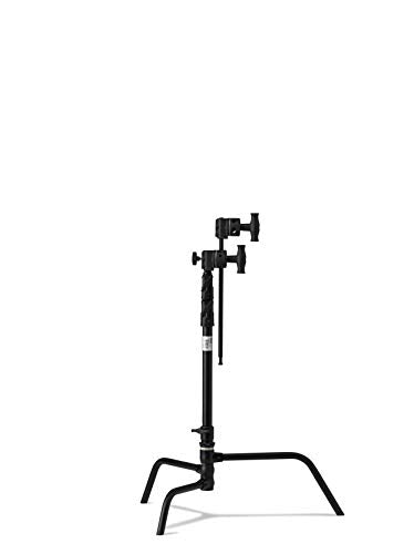 Kupo 20" C-Stand Turtle Base Kit Professional Grip Stand with 2.5" Grip Head and 20" Grip Arm, Heavy-Duty Steel Construction for Photography and Video Lighting - Black (KS704611) - color: Black, style: 20" Turtle Base Kit