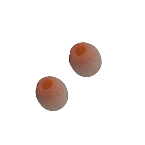 2pcs Foam Windscreen Covers/Pop Filter/Wind Shield with Silicone Holder Compatible for RODE Smartlav＋ Lavalier Mic with Diameter of 4-5.0mm (Skin Color) - color: Skin Color