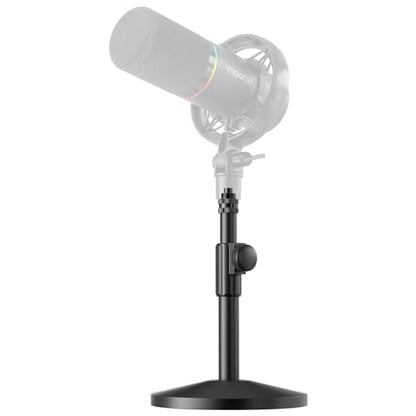MAONO Desktop Mic Stand for PD200W/PD200X Microphone – Height Adjustable, All-Metal Build, Non-Slip Base, for Podcasting, Gaming, Streaming & Recording