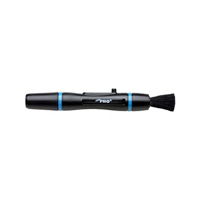 LENSPEN MiniPro. Professional Small, Lightweight Camera Lens Cleaning Pen with Carbon Compound Technology and Retractable Brush for Removal of Fingerprints, Grease and Dust from any Optical Device, black | Professional Small & Lightweight, Carbon Compound