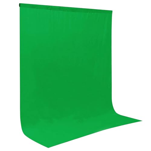 5x7.2ft Greenscreen Background, Premium Collapsible Small Green Screen Backdrop Cloth Pantalla Verde Fabric Portable Content Creator Background Screen for Streaming Studio Video Photo Booth Photoshoot - color: green screen, size: 5x7.2ft