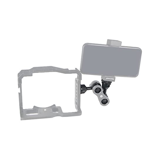 1 Inch Ball Mount Head Adjustable Adapter with Cold Shoe Base for Underwater Camera Case Video Flash (Kit A) - color: Kit A