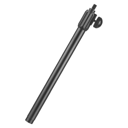 50cm Telescopic Mic Stand Extension Boom Arm with 3/8 Thread Metal Connector Pole for Podcasting, Streaming, and Desktop Microphone Stands