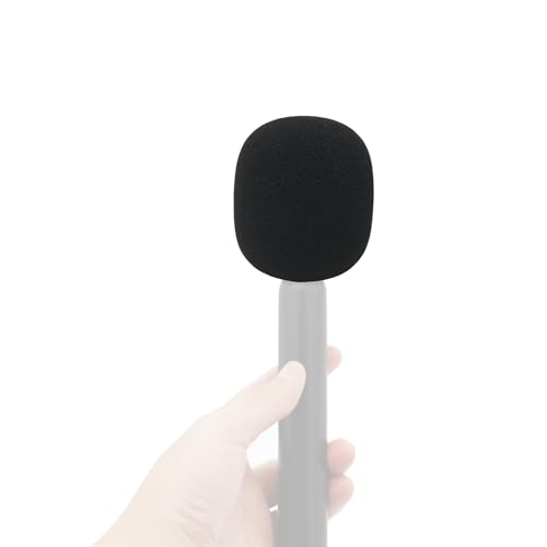 Interview Go Handheld Stand Microphone Cover for DJI Mic, Rode, Hollyland Lark Wireless Mic Holder Windscreen Pop Filter 2 PCS