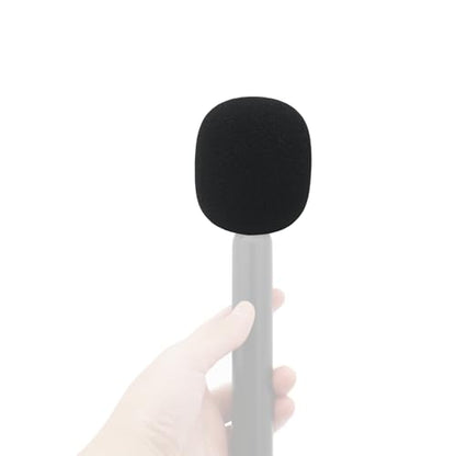 Interview Go Handheld Stand Microphone Cover for DJI Mic, Rode, Hollyland Lark Wireless Mic Holder Windscreen Pop Filter 2 PCS