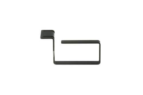Kendall Howard Universal Wire Minder 1U - Cable Manager for Network Cable Management, Cable Wire Organizer, Black Powder Coated Steel, 1.5"x3" Capacity, EIA Compliant