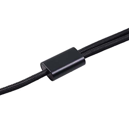 3.5mm to Dual 1/4 Adapter 1/8 to 6.35mm TS Mono Audio Cable Stereo Breakout Cord Y Splitter Compatible with iPhone, iPod, Computer Sound Card, Headphone, Speaker, Home Stereo System (3.3FT/1Pack) - size: 3.3FT/1Pack