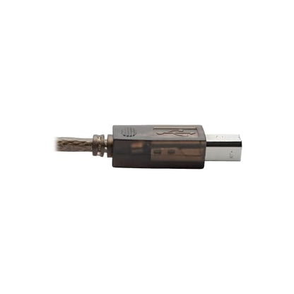 Tripp Lite USB-A to USB-B Active Repeater Printer Cable M/M 30ft 30' (U042-030), Black - size: 30 ft.