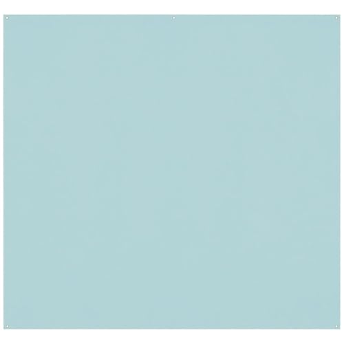 Westcott X-Drop Pro Wrinkle-Resistant 8' x 8' (2.44 x 2.44m) Backdrop for Headshots, Photoshoots, Group Portraits, Video Interviews, & Photo Booths - Portable and Travel Friendly (Pastel Blue) - color: Pastel Blue